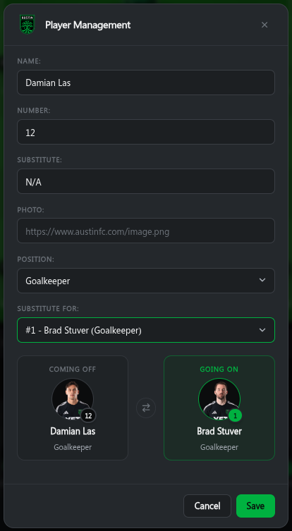 Player Editor
